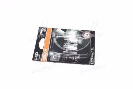 Светодиодная лампа LED W5W 12V 1W W2.1X9.5D LEDriving SL (blister 2шт) (выр-во) OSRAM 2825DWP-02B