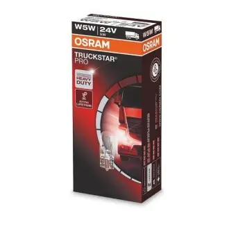 Лампочка W5W Truckstar Pro NextGen (картон, 10 шт, 24В, 5Вт, тип гнізда: W2,1X9,5D) OSRAM 2845TSP