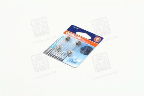 Лампа софитная поможет. освещение C10W 12V 10W SV8.5-8 (2 шт) blister (выр-во) OSRAM 6411-02B