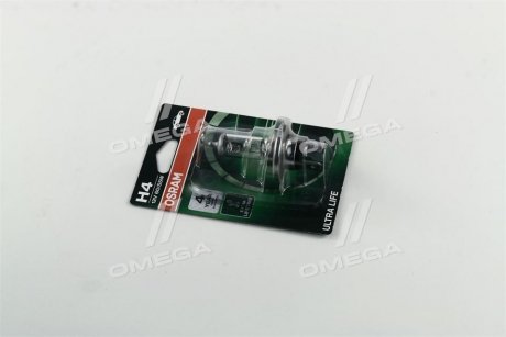 Лампа фарная H4 12V 60/55W P43t ULTRA LIFE 1шт.blister (выр-во) OSRAM 64193ULT-01B