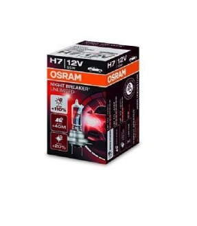 Лампа галогенна Night Breaker Unlimited +110% H7 12V 55W OSRAM 64210NBU