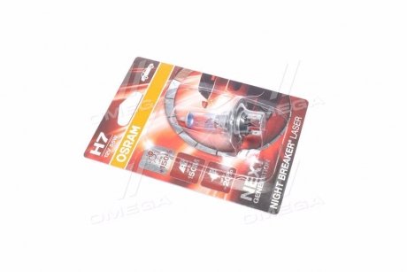 Лампа фарная H7 12V 55W PX26d NIGHT BREAKER® LASER Next Generation (1 шт) blister (выр-во) OSRAM 64210NL-01B