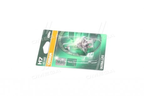 Лампа фарная H7 12V 55W PX26d ULTRA LIFE 1шт.blister (выр-во) OSRAM 64210ULT-01B