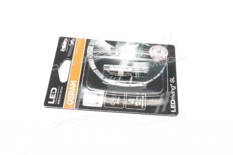 Лампа светодиодная C5W 12V 1W SV8.5 LEDriving SL (31mm) (выр-во) OSRAM 6438DWP-01B