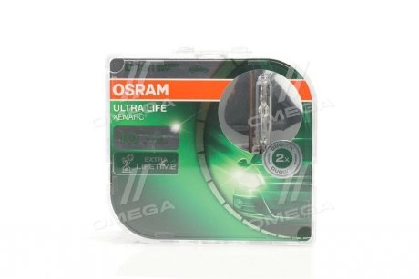 Лампа ксеноновая D1S XENARC ULTRALIFE 85В, 35Вт, PK32d-2 (компл) (выр-во) OSRAM 66140ULT-DUO