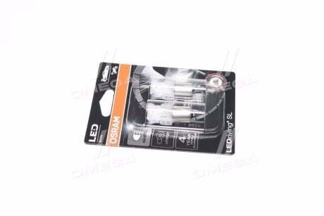 Светодиодная лампа P21W LED 12V 1.4W BA15S LEDriving SL (2шт.) (выр-во) OSRAM 7506DWP-02B