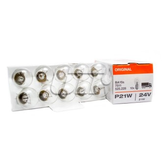 Лампа накаливания P21W 24V 21W OSRAM 7511