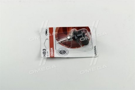 ЛАМПА HB3 12V 60W P20d BLI STANDARD - заміна на 9005-1BL OSRAM 9005-01B