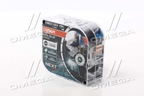 Лампа фарна HB3 60W 12V P20D COOL BLUE INTENSE Next Gen компл. OSRAM 9005CBN-HCB