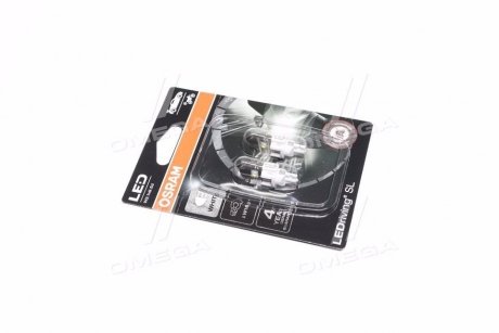 Лампа светодиодная W16W LED 12V 3W W2,1x9,5d LEDriving SL (Blistrer 2шт) (выр-во) OSRAM 921DWP-02B