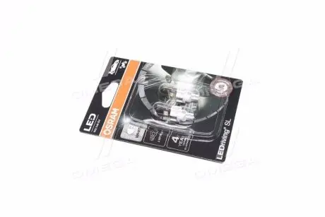 Лампа светодиодная W16W LED 12V 3W W2,1x9,5d LEDriving SL (Blistrer 2шт) (выр-во) OSRAM 921DWP-02B