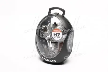 Лампа фарная (набор) H7 12V 55W PX26d (выр-во) OSRAM CLKMH7 (фото 1)
