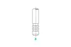 Клапан выпускной VW/AUDI 1.9TDI AFN/AHU/AHH/AGR 31.5X7X96.9 OSVAT 0428 (фото 1)