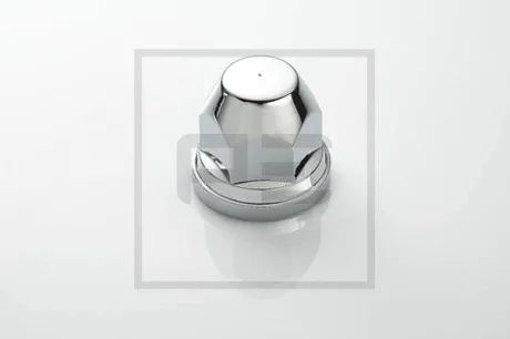 Ковпачок гайки колеса (низька, розмір вкручування: 32, колір хром, пластик) PE AUTOMOTIVE 00705100A