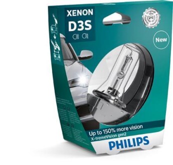 Лампа ксеноновая D3S X-tremeVision 42В, 35Вт, PK32d-5 4800К (выр-во) PHILIPS 42403XV2S1