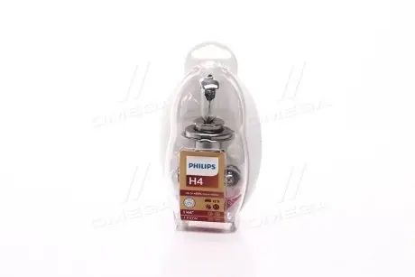 Лампа фарная (набор) H4 12V 60/55W P43t (выр-во) PHILIPS 55473EKKM