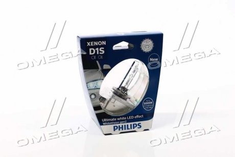 Лампа ксеноновая D1S 85V 35W P32d-3 WhiteVision gen2 5000K (выр-во) PHILIPS 85415WHV2S1