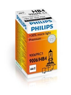 Автолампа галогеновая 51W PHILIPS 9006PRC1