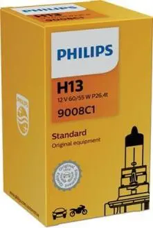 Автомобiльна лампа PHILIPS 9008C1
