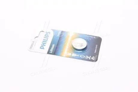 Батарейка CR2032 - 3.0V coin 1-blister (20.0 x 3.2) - Lithium (выр-во) PHILIPS CR2032/01B