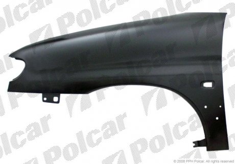 Крило переднє праве, CITROEN BERLINGO Polcar 235002