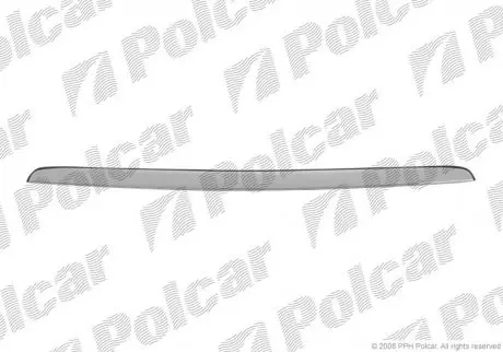 Накладка капота, LACETTI Polcar 250703-1