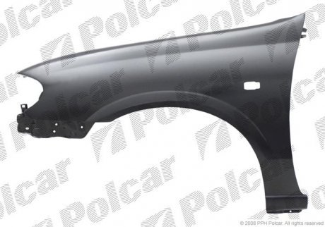 Крыло переднее левое, NISSAN ALMERA,00- Polcar 275501