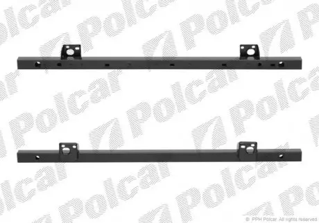Підсилювач переднього бампера нижня частина FIAT DOBLO 09-16; OPEL Combo 11-18 Polcar 304207-4