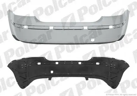 Бампер задній, FOCUS II, 05- Polcar 32029620
