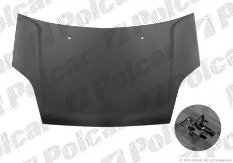 Капот Ford Fiesta, 2002- Polcar 321203
