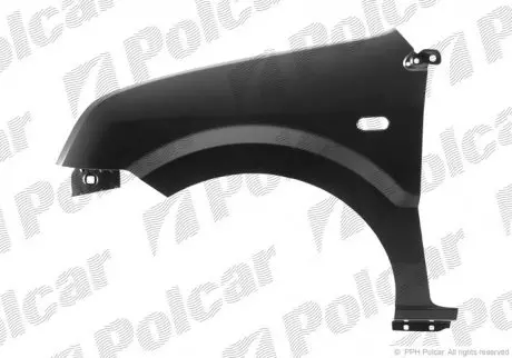Крило переднє ліве, FORD FUSION, 02- Polcar 325701