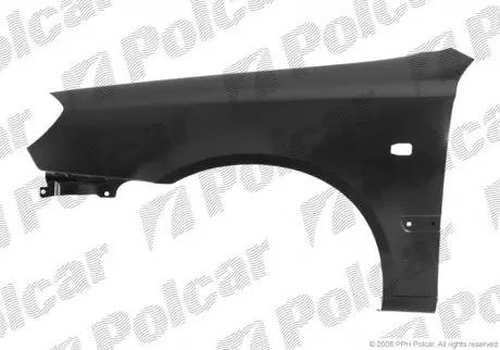Крило переднє ліве, HYUNDAI ACCENT, 03- Polcar 400801