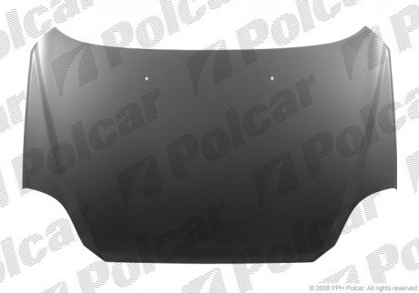 Капот, KIA RIO, 02- Polcar 411603