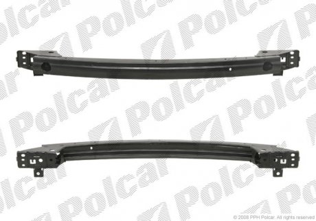 Усилитель бампера, MAZDA 6, 02-07 Polcar 451996-3