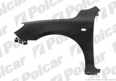 Крило переднє ліве, MAZDA 3, 04- Polcar 454101-1