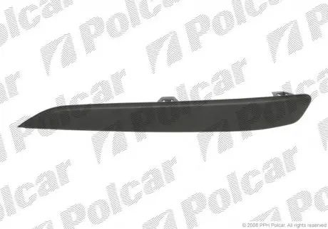 Молдинг бампера лівий, OPEL ASTRA III, 04- Polcar 55090715
