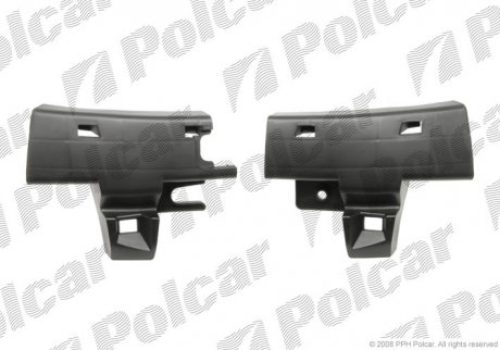 Кронштейн бампера левый+правый, PEUGEOT 307, 01- Polcar 57109617