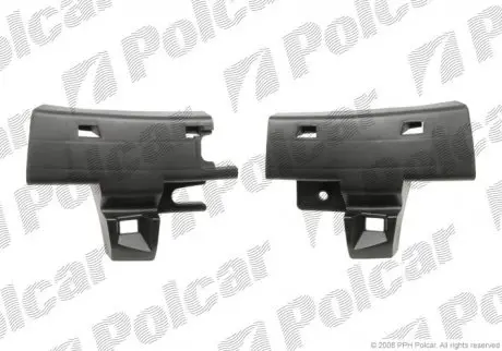 Кронштейн бамперу лівий+правий, PEUGEOT 307, 01- Polcar 57109617