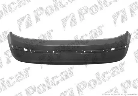 Бампер задній, SKODA FABIA, 00-07 Polcar 691396