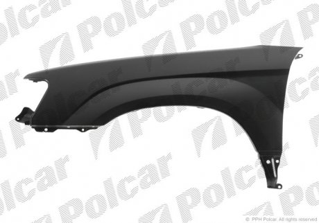 Крило переднє правий, FORESTER, 03- Polcar 724102-1