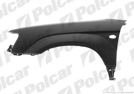 Крило переднє правий, FORESTER, 03- Polcar 724102