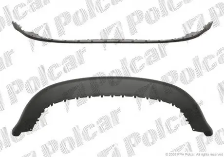 Спойлер бампера переднього, GOLF V PLUS, 05- Polcar 951525