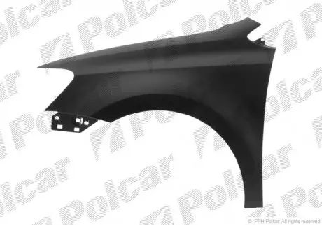 Крило переднє праве, POLO (6R), 08.09- Polcar 953302