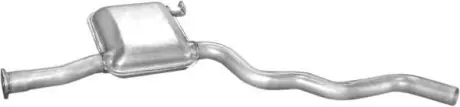 Глушитель центр. FORD SIERRA (выр-во) POLMOSTROW 08.363