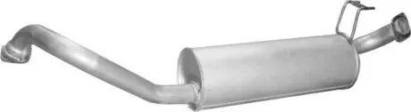 Глушник центр. TOYOTA LAND CRUISER 4.2 (1990-1998) POLMOSTROW 26.292