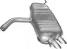 Алюм глушник. сталь, задн. частина VW Golf V/Golf V Plus 1.9 TDi POLMOSTROW 30.615 (фото 1)