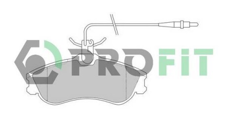 Гальмівні колодки. PROFIT 5000-1112