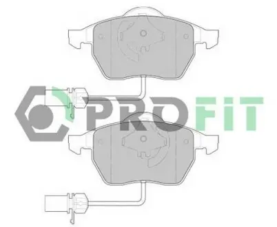 Колодки тормозные. PROFIT 5000-1323