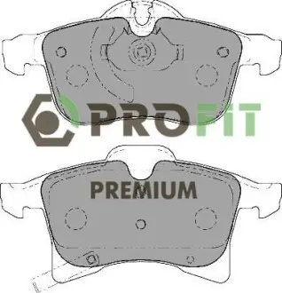 Колодки тормозные. PROFIT 5005-1640