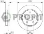 Диск тормозной PROFIT 5010-1645 (фото 1)